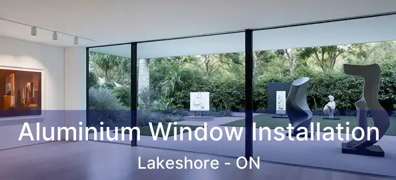  Aluminium Window Installation Lakeshore - ON