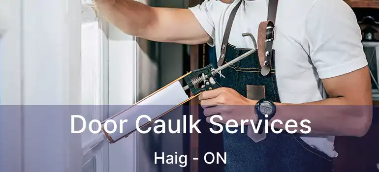  Door Caulk Services Haig - ON