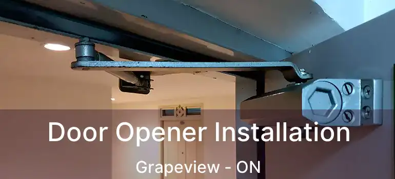  Door Opener Installation Grapeview - ON