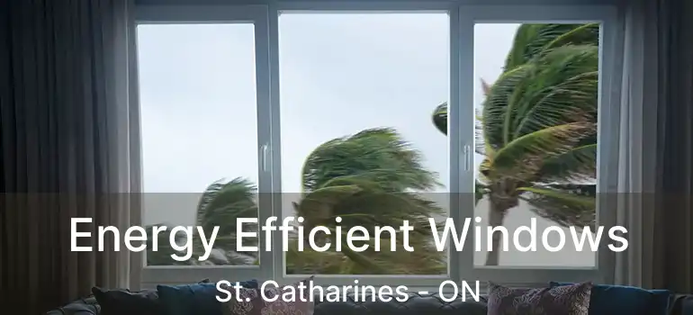  Energy Efficient Windows St. Catharines - ON
