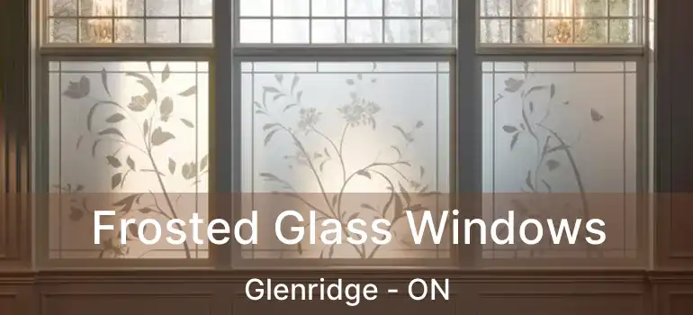  Frosted Glass Windows Glenridge - ON