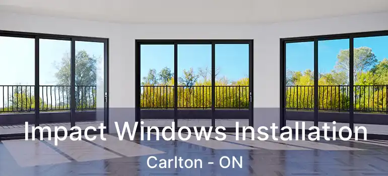  Impact Windows Installation Carlton - ON