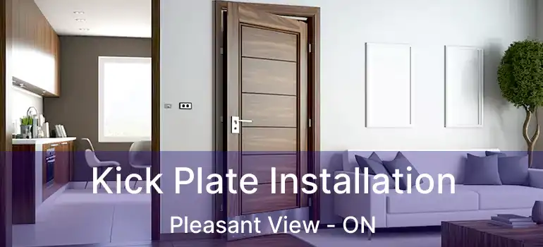  Kick Plate Installation Pleasant View - ON