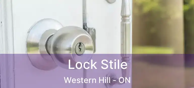  Lock Stile Western Hill - ON