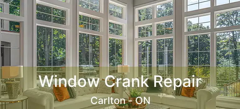  Window Crank Repair Carlton - ON