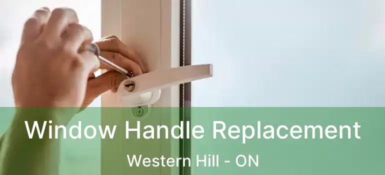 Window Handle Replacement Western Hill - ON