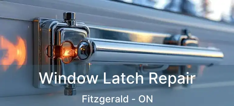  Window Latch Repair Fitzgerald - ON